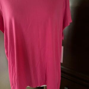 Athleta Bright Pink Short Sleeve With Ease Tee